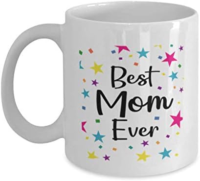 ספל קפה מותאם אישית של אמא, אמא הטובה ביותר אי פעם, לאמא מהבת/בן | חג המולד | יום האם, TPM22065